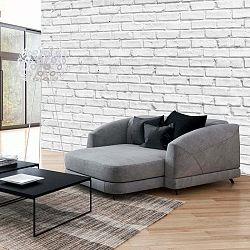 Bílá velkoformátová tapeta Artgeist Stone, 400 x 280 cm