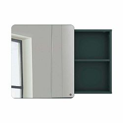 Bílá závěsná koupelnová skříňka se zrcadlem 80x58 cm Color Bath – Tom Tailor