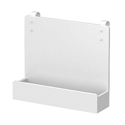 Bílá závěsná polička na knihy k dětské posteli Flexa White