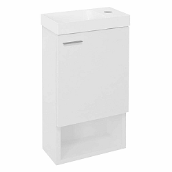 Bílá závěsná skříňka bez umyvadla 30x53 cm Latus Xi – Sapho