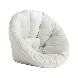 Bílé rozkládací křesílko vhodné do exteriéru Karup Design Design OUT™ Nido White