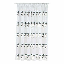 Bílo-růžová záclona 140x260 cm Elba – Mendola Fabrics