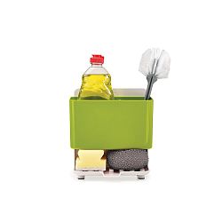 Bílo-zelený stojánek na mycí prostředky Joseph Joseph Caddy Tower