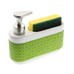 Bílo-zelený stojánek na mycí prostředky Versa Scourer