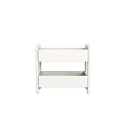 Bílý dětský organizér Flexa Shelfie Double, výška 74 cm