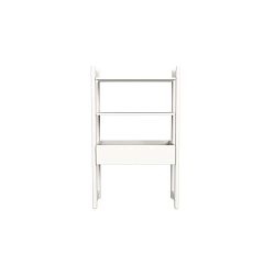 Bílý dětský organizér Flexa Shelfie, výška 131.6 cm