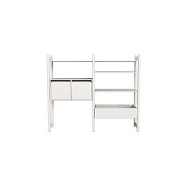Bílý dětský policový díl Flexa Shelfie Beta, výška 131,6 cm