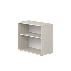 Bílý dětský policový díl z borovicového dřeva Flexa Classic, šířka 72 cm