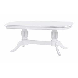 Bílý dřevěný konferenční stolek Folke Mozart Constanze, délka 130 cm