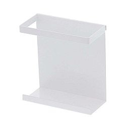 Bílý držák fólií na mřížkový panel YAMAZAKI Tower Grid