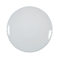 Bílý kameninový dezertní talíř Costa Nova Pearl, ⌀ 23 cm