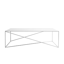 Bílý konferenční stolek Custom Form Memo, šířka 140 cm