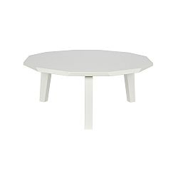 Bílý konferenční stolek z borovicového dřeva De Eekhoorn Twelve, ⌀ 80 cm