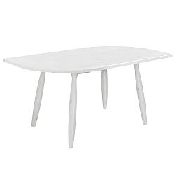 Bílý konferenční stolek z borovicového dřeva Karup Leaf