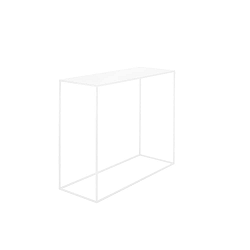 Bílý konzolový kovový stůl Custom Form Tensio, 100 x 35 cm