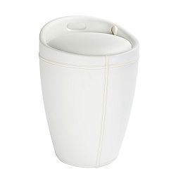 Bílý koš na prádlo a taburetka v jednom Wenko Candy Look