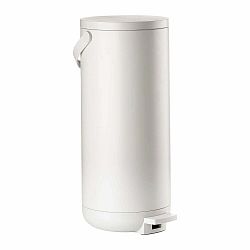 Bílý nášlapný plastový odpadkový koš 35 l Circular – Zone