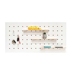 Bílý nástěnný organizér Ragaba TRIVENTI, 120 x 60 cm