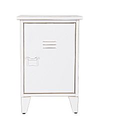 Bílý noční stolek s otvíráním na pravé straně De Eekhoorn Max