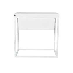 Bílý noční stolek Take Me HOME Moonlight, 50 x 30 cm