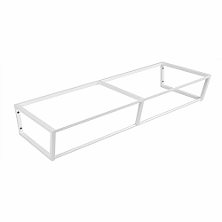 Bílý ocelový závěsné podstavec pod umyvadlo 120x20 cm Ska – Sapho