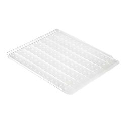 Bílý odkapávač na nádobí InterDesign Drainboard, 35.5 x 31 cm
