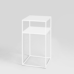 Bílý odkládací patrový stolek Custom Form Tensio, 30 x 30 cm