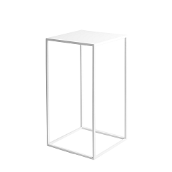 Bílý odkládací stolek Custom Form Tensio, 30 x 30 cm