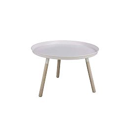 Bílý odkládací stolek Nørdifra Sticks, výška 40,5 cm