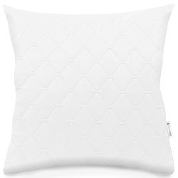 Bílý povlak na polštář z mikrovlákna DecoKing Axel, 40 x 40 cm