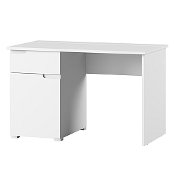 Bílý pracovní stůl s jednou zásuvkou Szynaka Meble Original