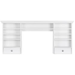 Bílý přídavný úložný modul k pracovnímu stolu Intertrade Landwood