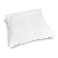 Bílý prošívaný polštář z mikrovlákna DecoKing Inez, 80 x 80 cm