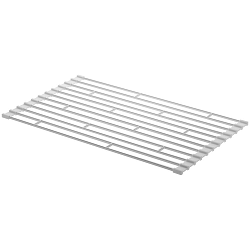 Bílý rolovatelný odkapávač na dřez YAMAZAKI Tower, délka 42 cm