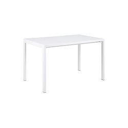 Bílý rozkládací jídelní stůl Actona Bristol, délka 126 - 206 cm