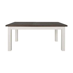 Bílý rozkládací jídelní stůl Canett Skagen Coffee, 76 x 90 cm