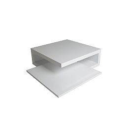 Bílý rozkládací konferenční stolek Marckeric Brenda