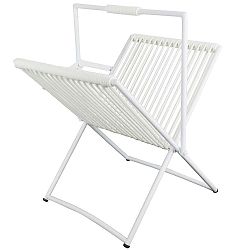 Bílý stojan na časopisy a noviny Le Studio Acapulco