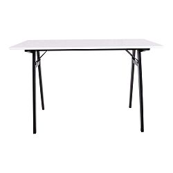 Bílý stůl s černýma nohama House Nordic Vojens Desk, délka 120 cm