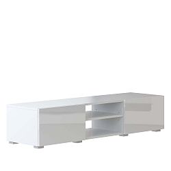 Bílý televizní stolek TemaHome Podium, šířka 140 cm