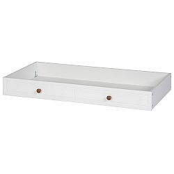 Bílý úložný box pod postel Szynaka Meble Princessa