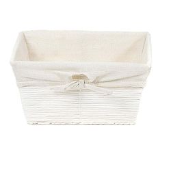 Bílý úložný papírový košík Compactor Kimo Paper Basket, 26 x 14 cm