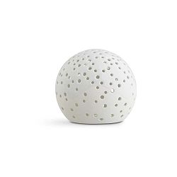 Bílý vánoční svícen z kostního porcelánu Kähler Design Nobili, ⌀ 12 cm