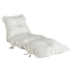 Bílý variabilní futon vhodný do exteriéru Karup Design OUT™ Sit&Sleep White