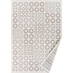 Bílý vzorovaný oboustranný koberec Narma Kupa, 140  x  200 cm