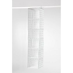 Bílý závěsný organizér se 6 přihrádkami Compactor Pockets