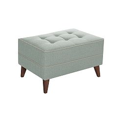 Bledě zelená podnožka s krémovým lemováním Stella Cadente Maison Atalaia