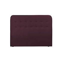 Burgundové čelo postele HARPER MAISON Lena, 140 x 120 cm