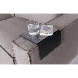 Černá dřevěná područka na pohovku De Eekhoorn Tray