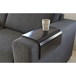 Černá dřevěná područka na pohovku De Eekhoorn Tray XL
